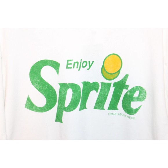 NWT Zara Enjoy Sprite Graphic T-shirt White Green Top Women's Size Small H11827 - Picture 4 of 14